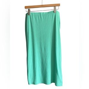 AFRM Green Pencil Maxi Skirt